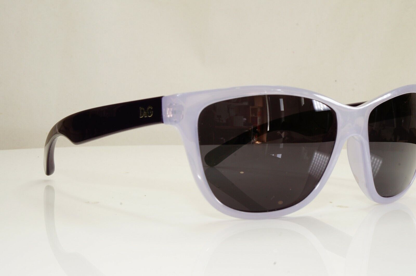 Dolce & Gabbana Ice Grey Purple Womens Sunglasses Square D&G 8072 1634/13 28475