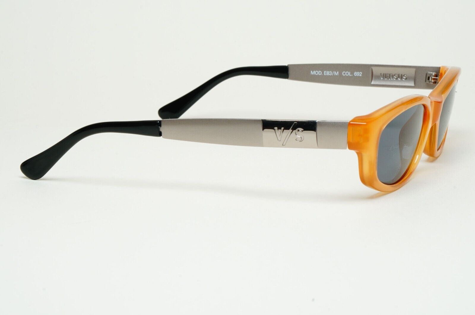 Versus Sunglasses 1996 by Gianni Versace Vintage Amber Honey MOD E83/M COL 692