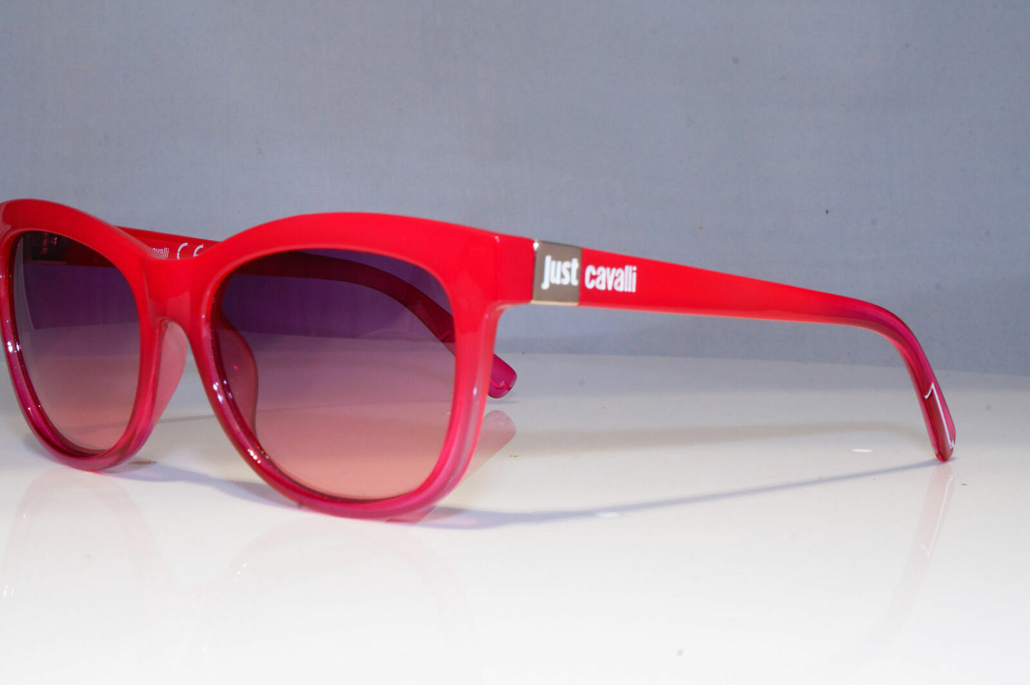 Authentic JUST CAVALLI Womens Sunglasses Pink Square MAGENTA JC 567S 83Z 21928