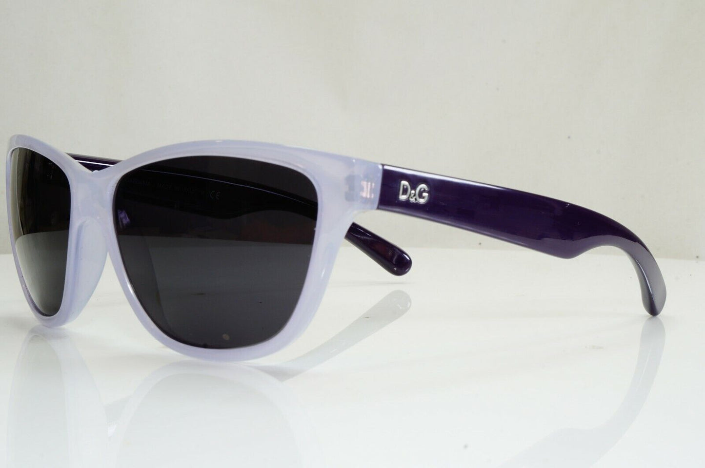 Dolce & Gabbana Ice Grey Purple Womens Sunglasses Square D&G 8072 1634/13 28475