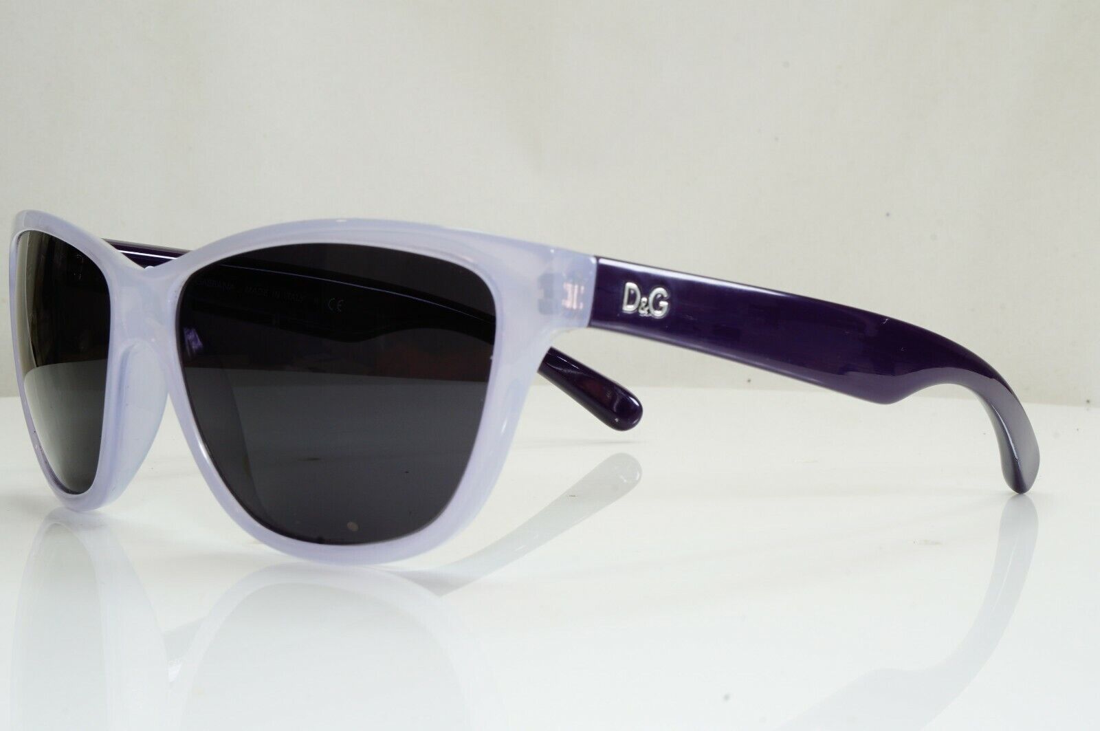 Dolce & Gabbana Ice Grey Purple Womens Sunglasses Square D&G 8072 1634/13 28475