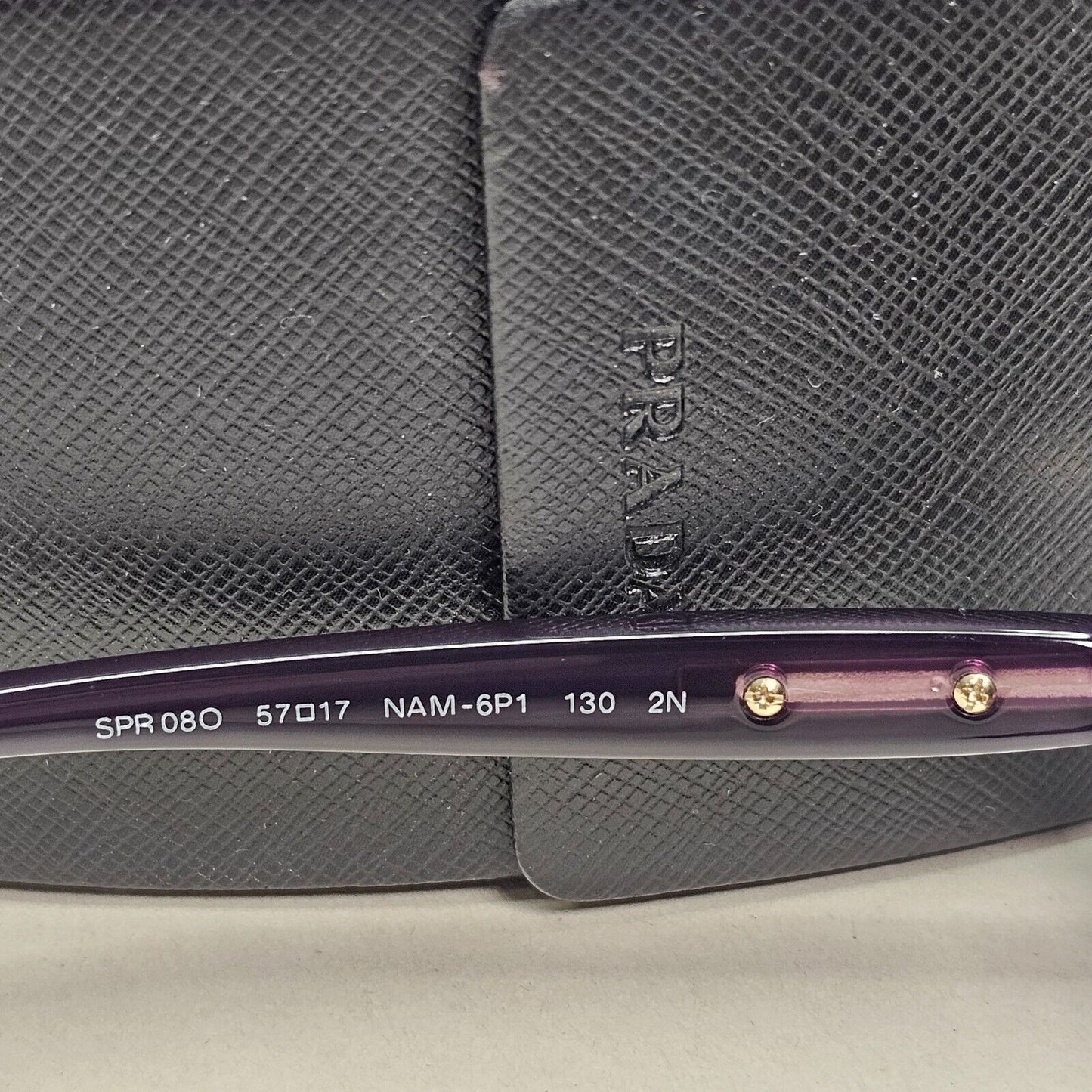 Prada Sunglasses 2011 Vintage Purple Black Gold PR08OS SPR 08O NAM-6P1 131024
