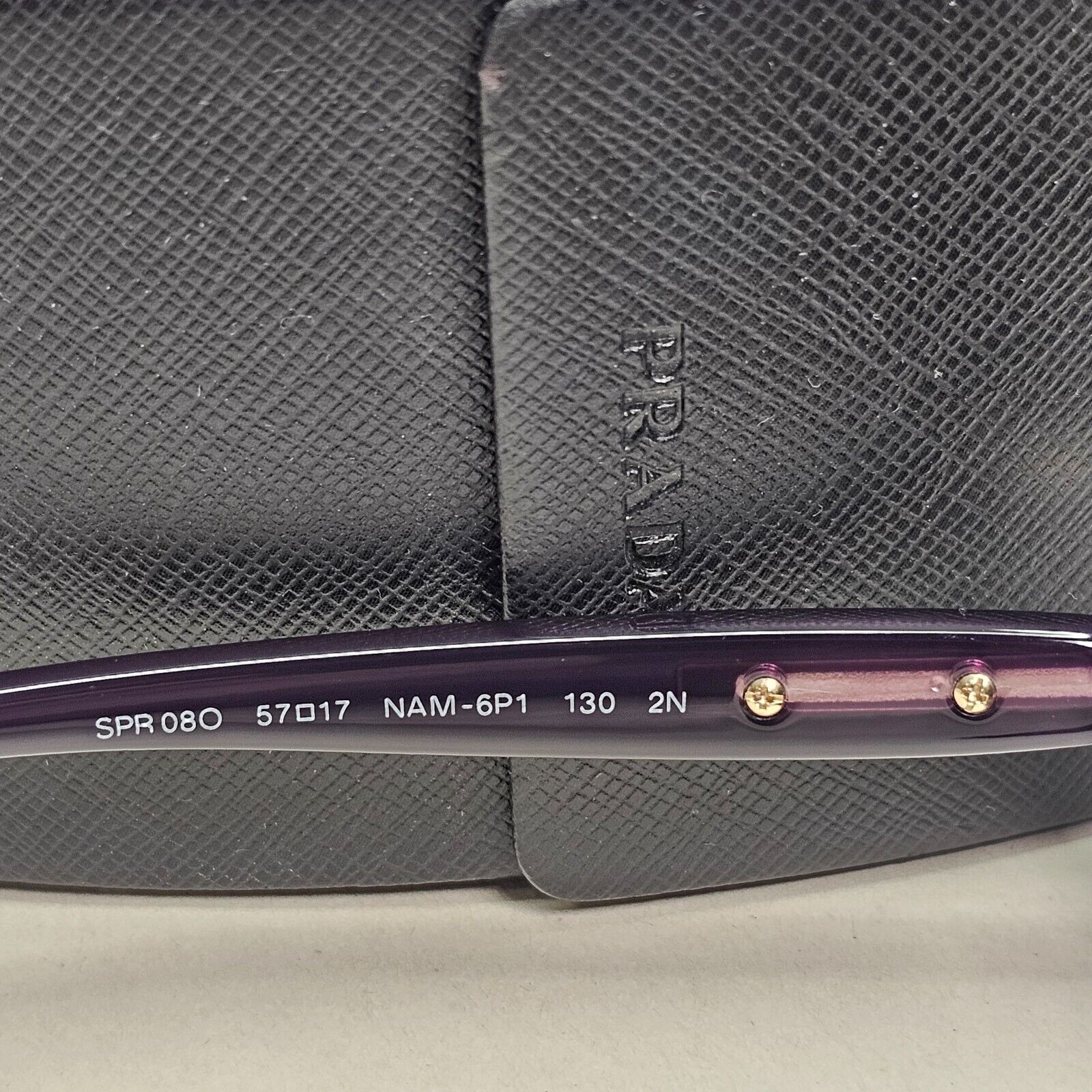 Prada Sunglasses 2011 Vintage Purple Black Gold PR08OS SPR 08O NAM-6P1 131024