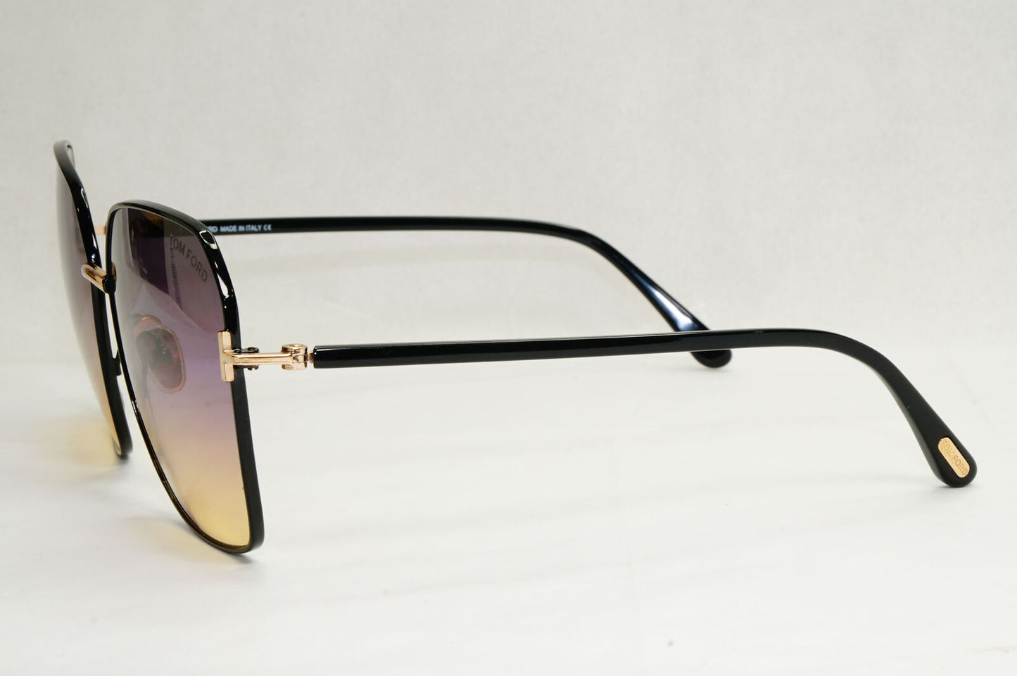 Tom Ford Sunglasses Claudia-02 Black Mauve Brown Gradient FT0839 TF 839 01B