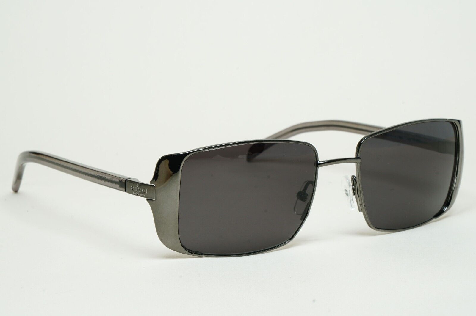 Gucci Sunglasses 1999 Vintage Black Gunmetal Squre GG 2657/S TW3 52mm 100225
