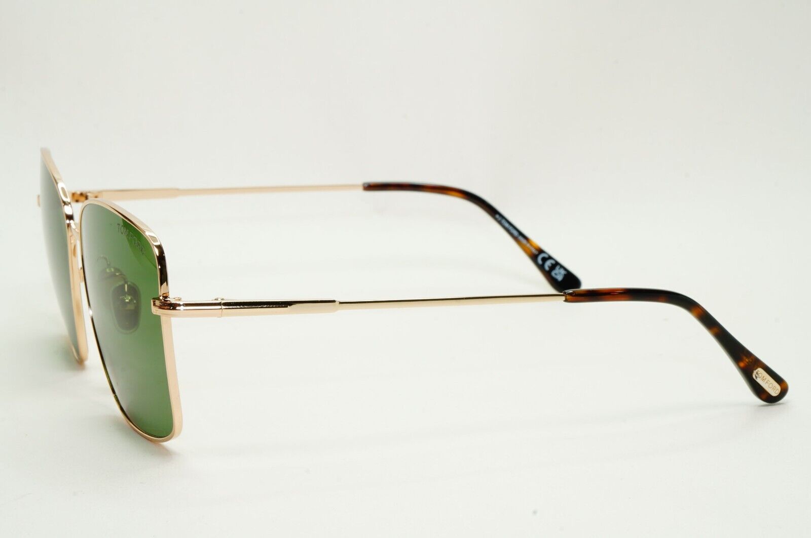 Tom Ford Sunglasses Gold Green Metal Square FT0953-D TF 953-D 28N 60mm