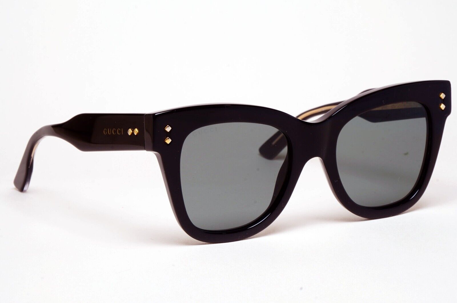 Gucci Sunglasses 2022 Black Square Grey Large Heavy Thick GG1082S 001 220125