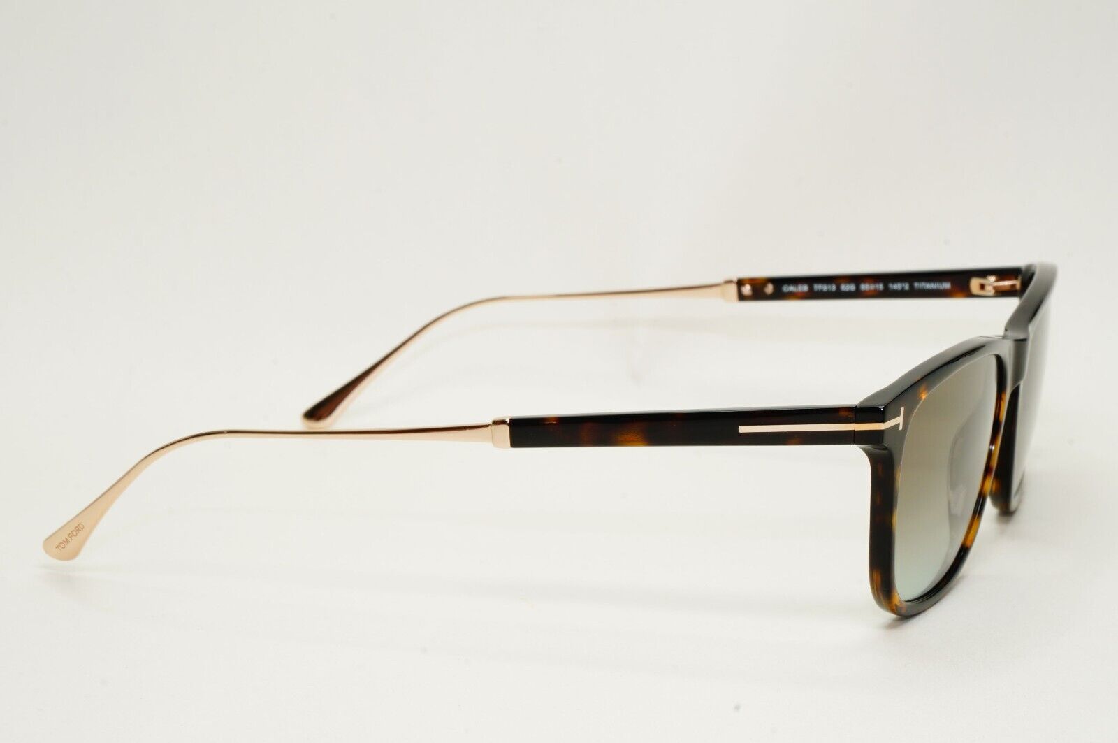 Tom Ford Sunglasses Caleb Titanium Brown Gold Japan FT0813 TF 813 52G 55mm