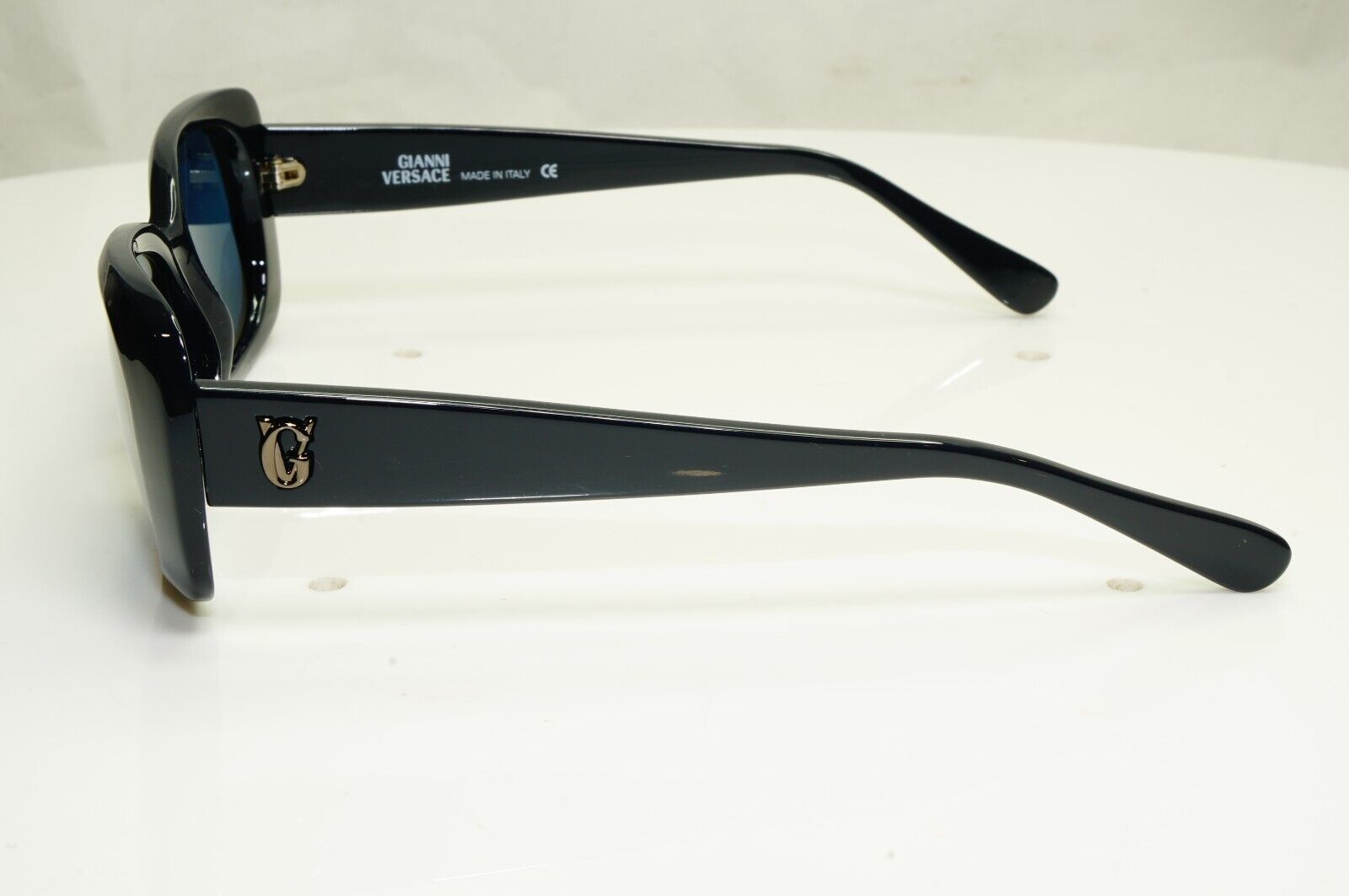 Gianni Versace Sunglasses Vintage 1996 Square Dark Blue MOD 471/G COL 917