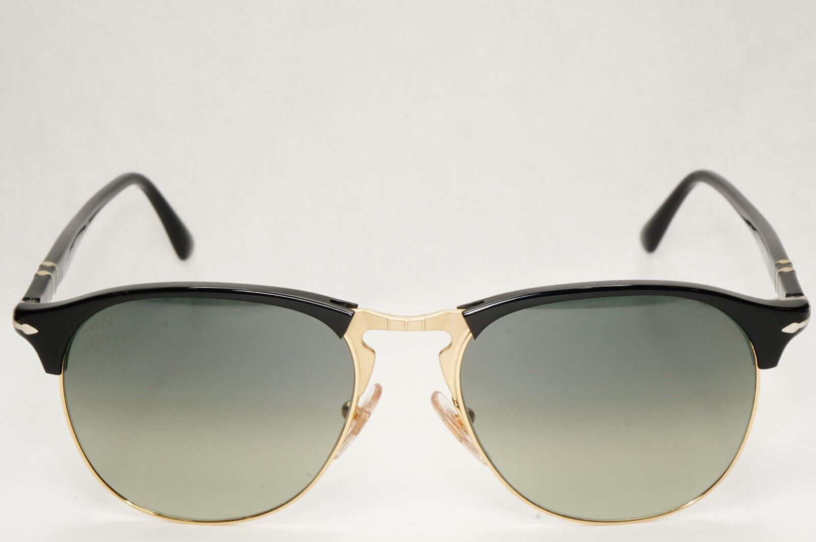 Persol Sunglasses 2015 Black Grey Gradient Pilot Vintage 8649-S 95/71 56mm
