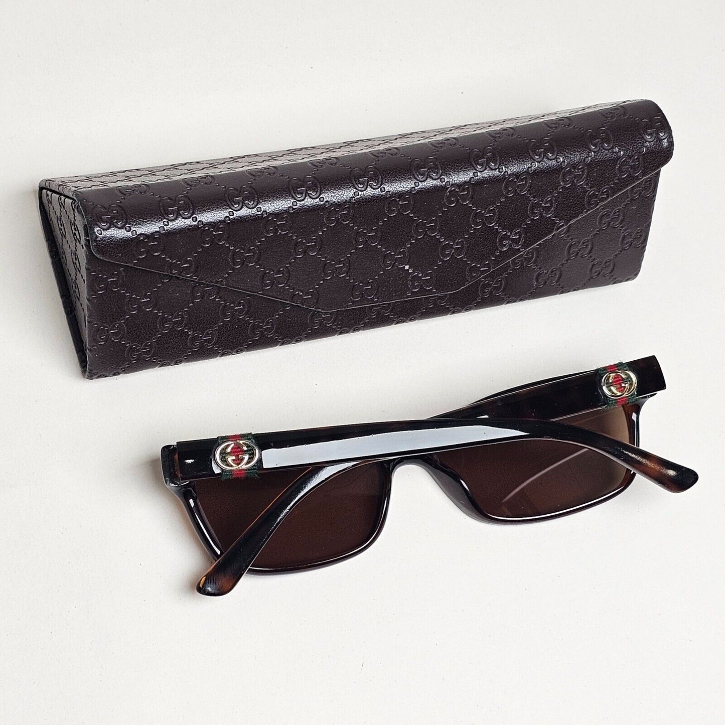 Gucci Sunglasses 2012 Vintage Ribbon Brown Tortoise Small GG 3647 DWJ 310125