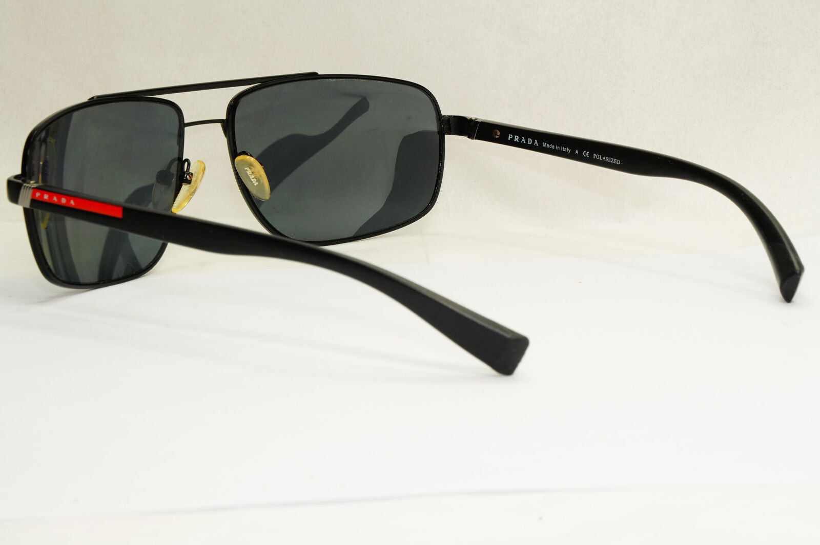 Prada Sunglasses 2011 Vintage Polarized Black Pilot PS55NS SPS 55N 1BO5Z1 180224