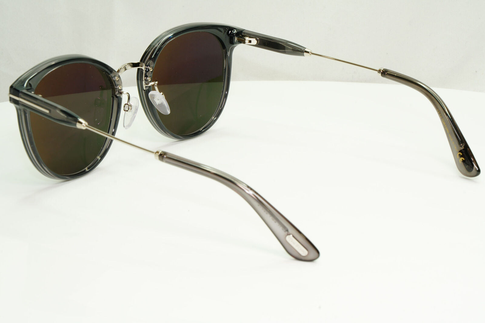 Tom Ford Grey Silver Sunglasses Smoke Square Womens FT0725-K TF 725-K 20A