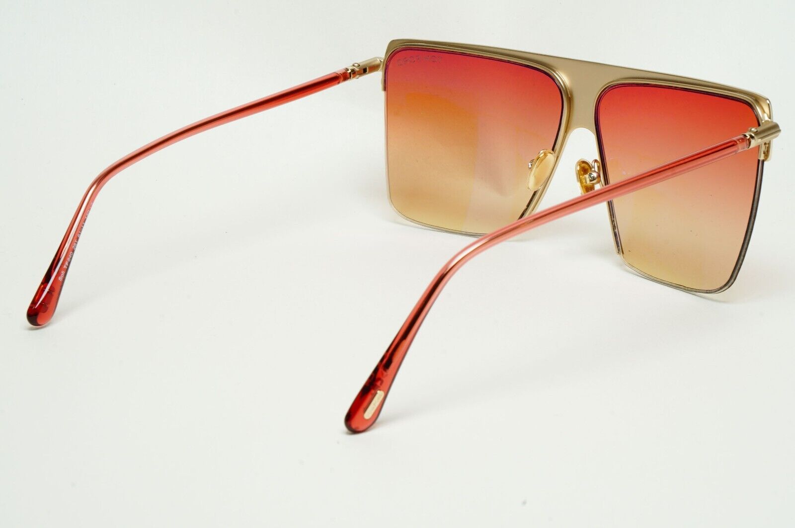Tom Ford Sunglasses Sofi Gold Brown Gradient Square FT0840 TF 840 28T 61mm