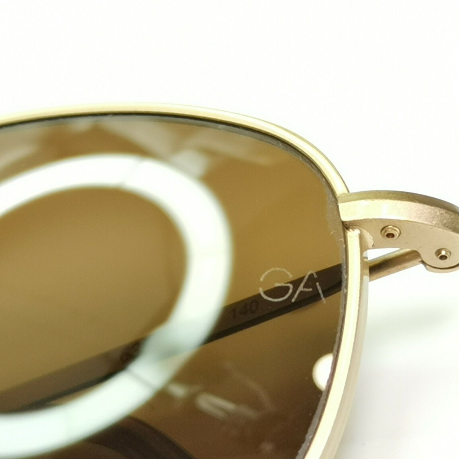 Authentic Giorgio Armani 1997 Vintage Sunglasses Gold Metal Men Women 635 703