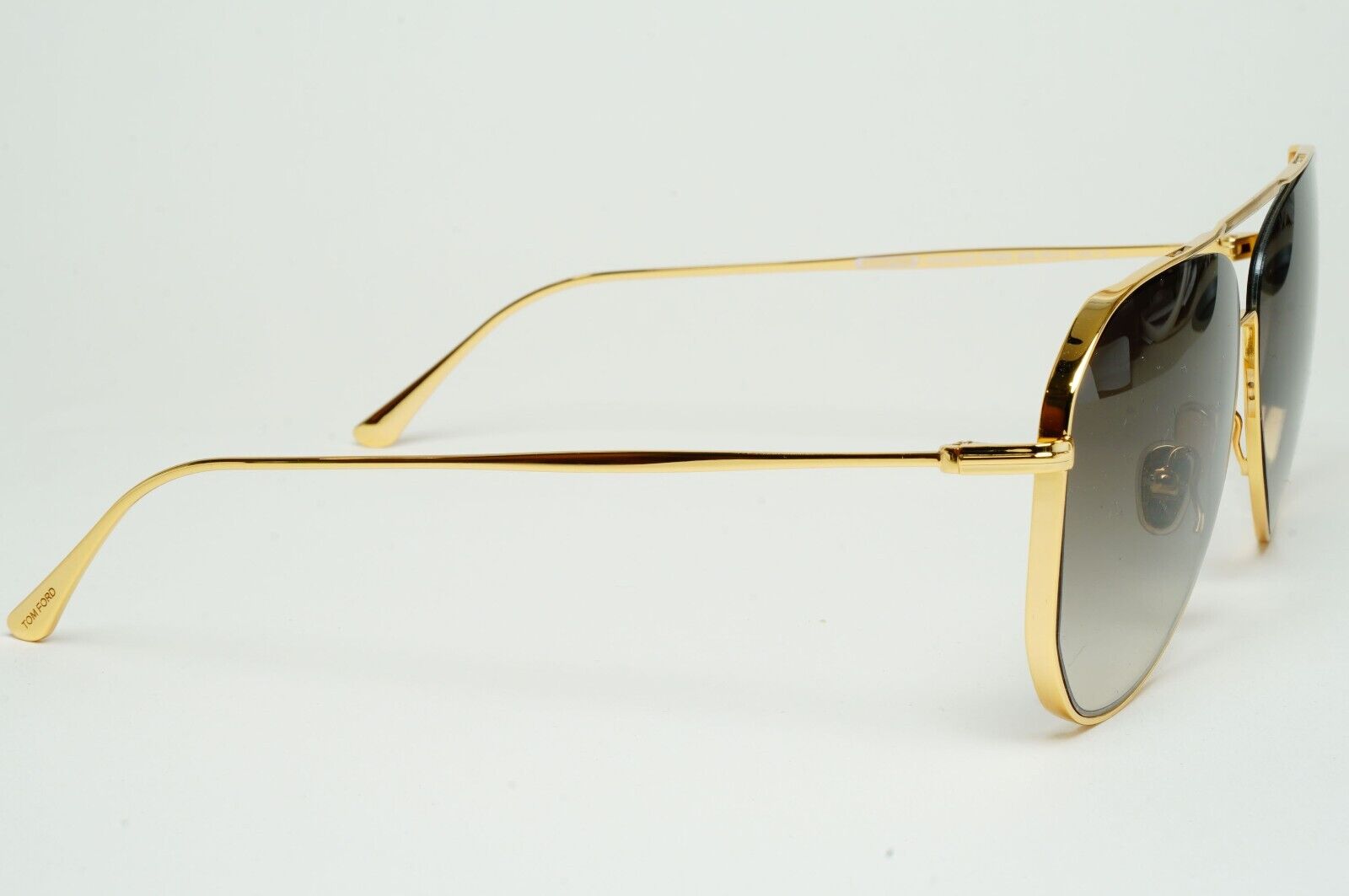 Tom Ford Sunglasses Charles-02 Gold Brown Grey Gradient Square FT0853 TF 853 30B