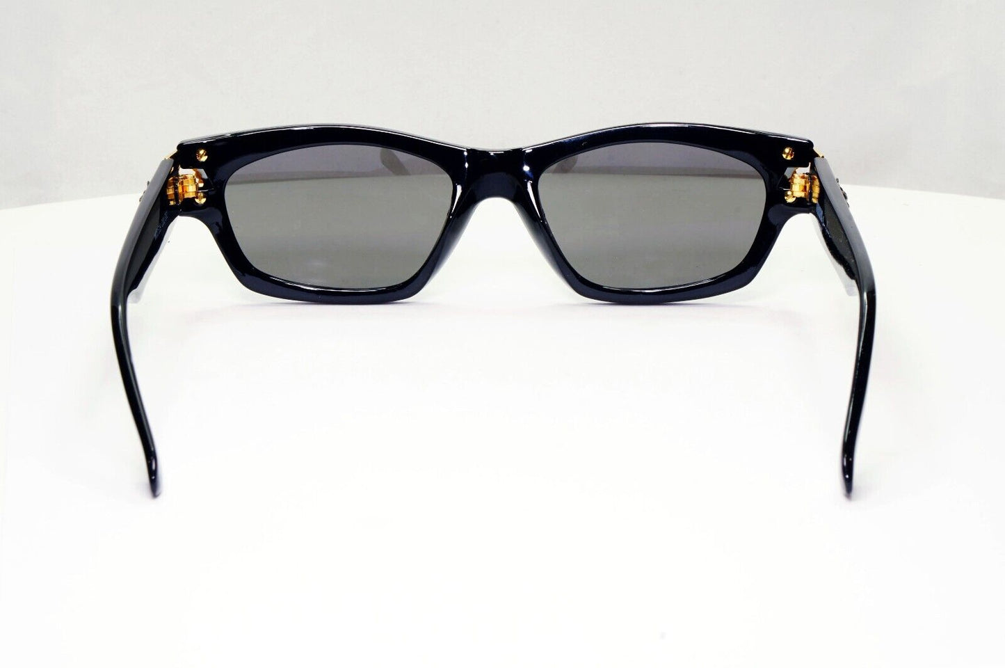Versus by Gianni Versace 1996 Sunglasses Gold Silver Lion Black MOD E29 COL G52