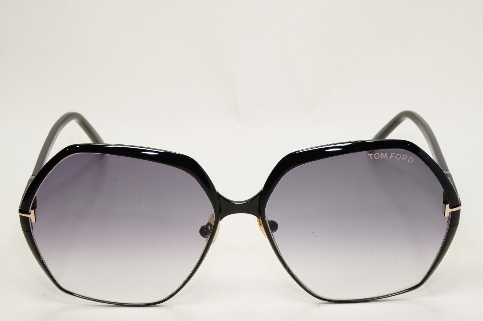 Tom Ford Sunglasses Fonda-02 Hexagon Black Grey Gradient FT0912 TF 912 01B