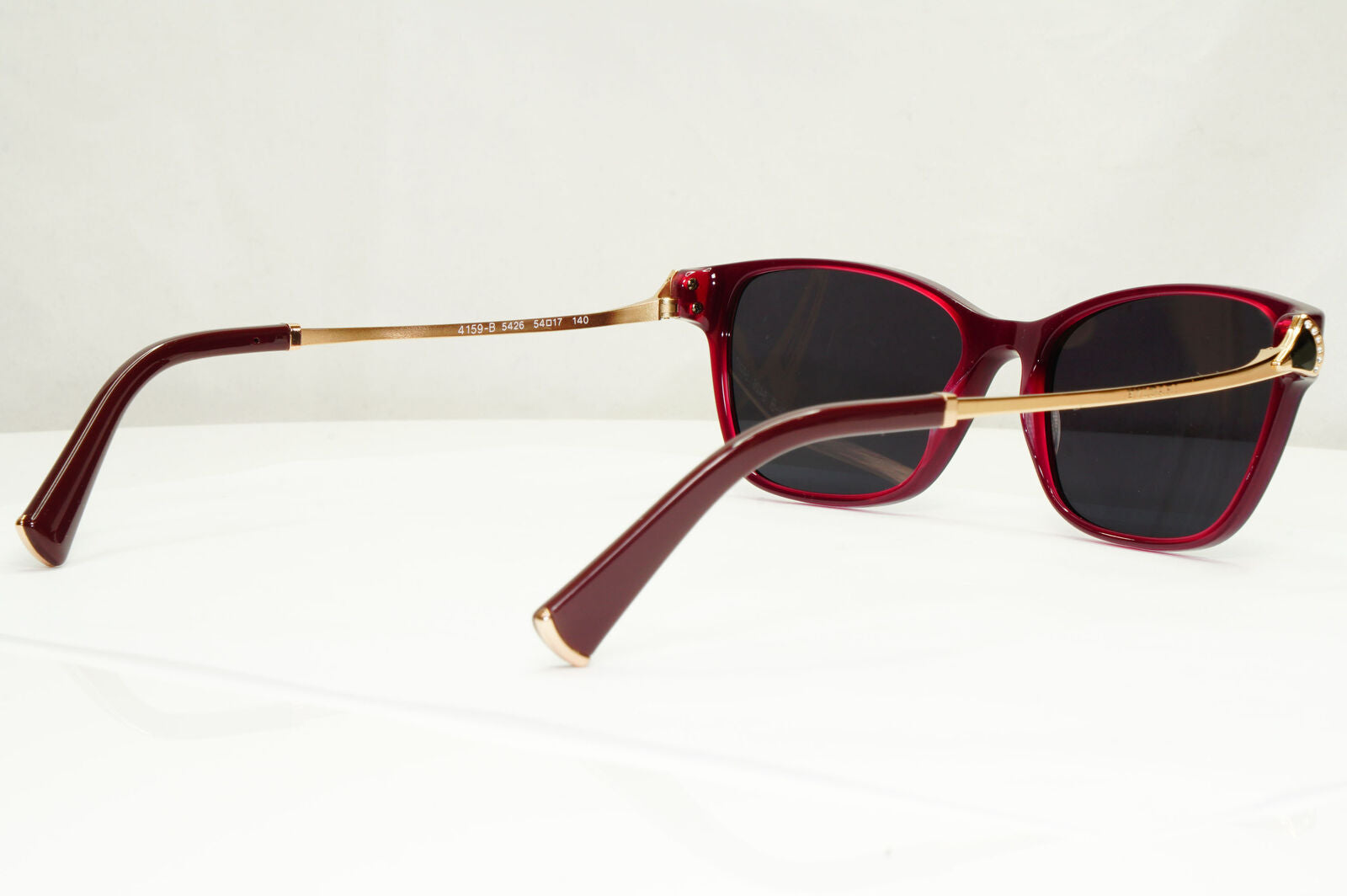 Bvlgari Sunglasses Purple Burgundy Gold Diamante Crystal 4159-B 5426 250123