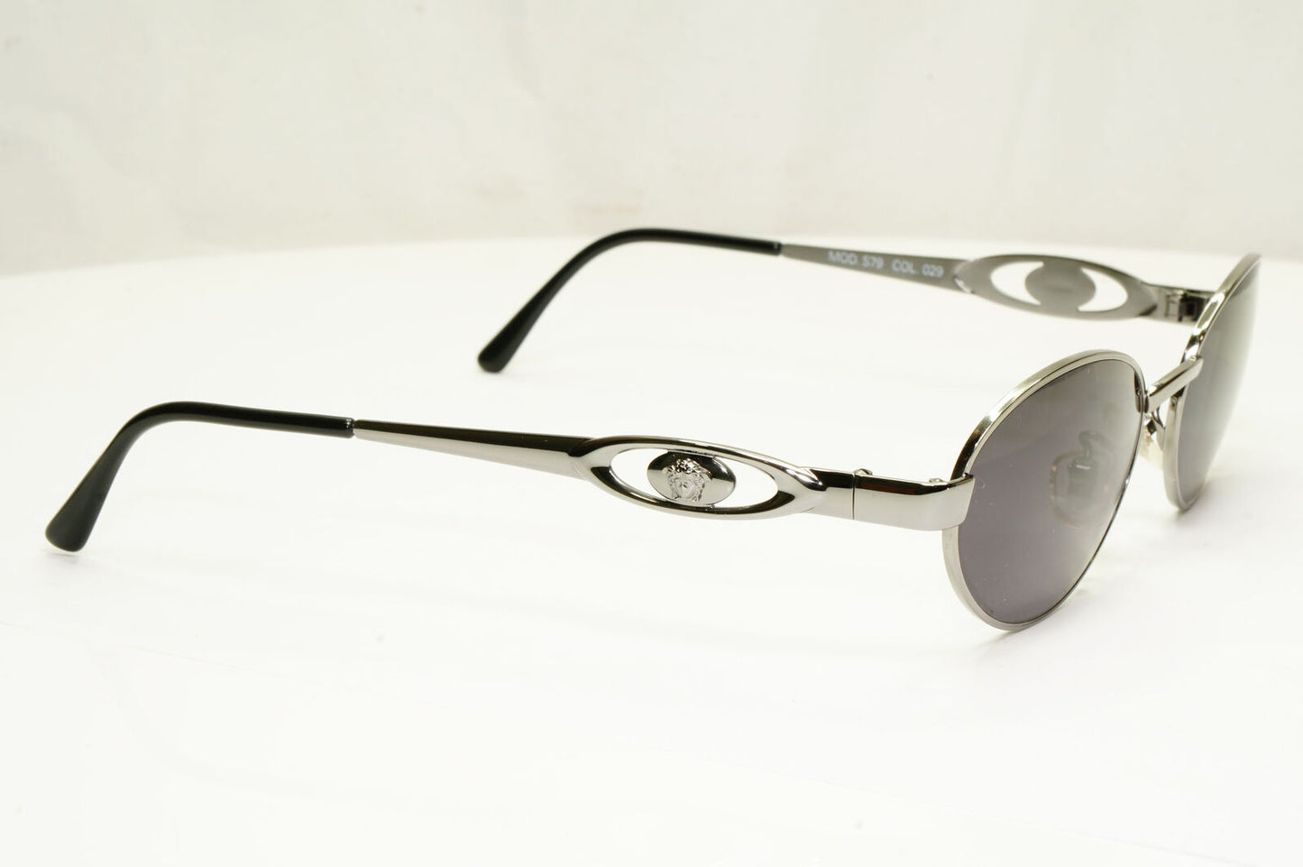 Gianni Versace 1996 Vintage Metal Silver Medusa Sunglasses MOD S79 COL 029