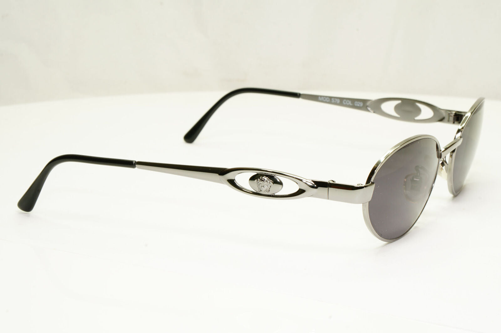 Gianni Versace 1996 Vintage Metal Silver Medusa Sunglasses MOD S79 COL 029