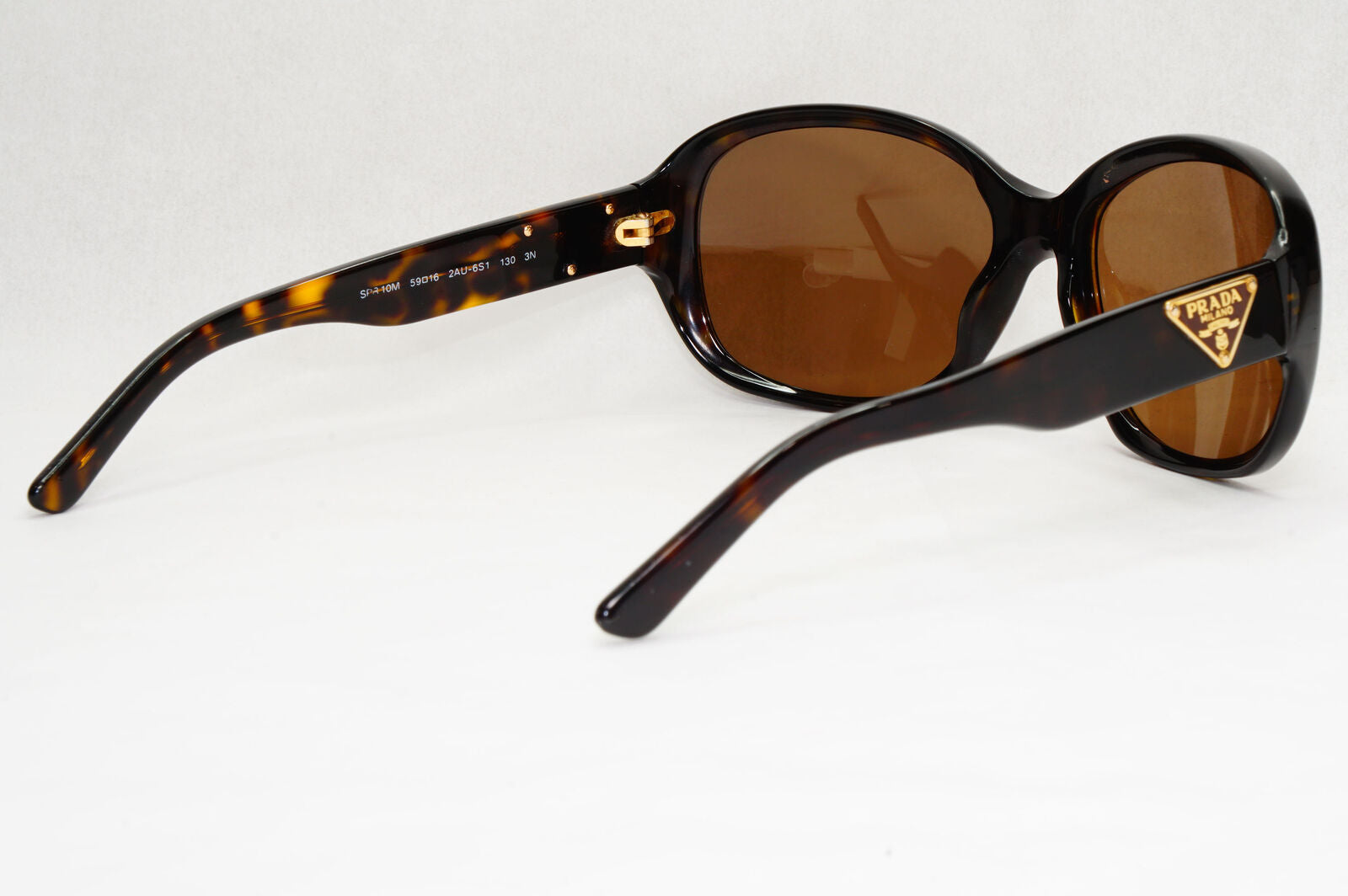 Prada Sunglasses 2011 Vintage Triangle Brown Square PR10MS SPR 10M 2AU6S1 191223