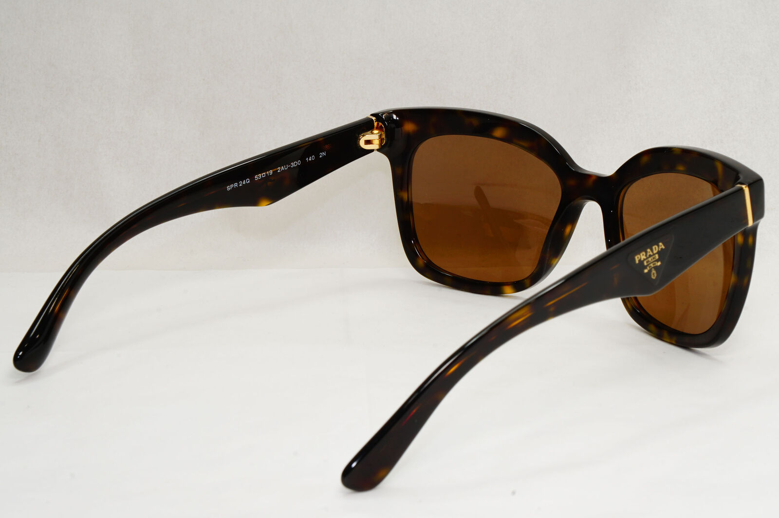 Prada Sunglasses 2015 Vintage Triangle Logo Square PR24QS SPR 24Q 2AU-3D0 130224