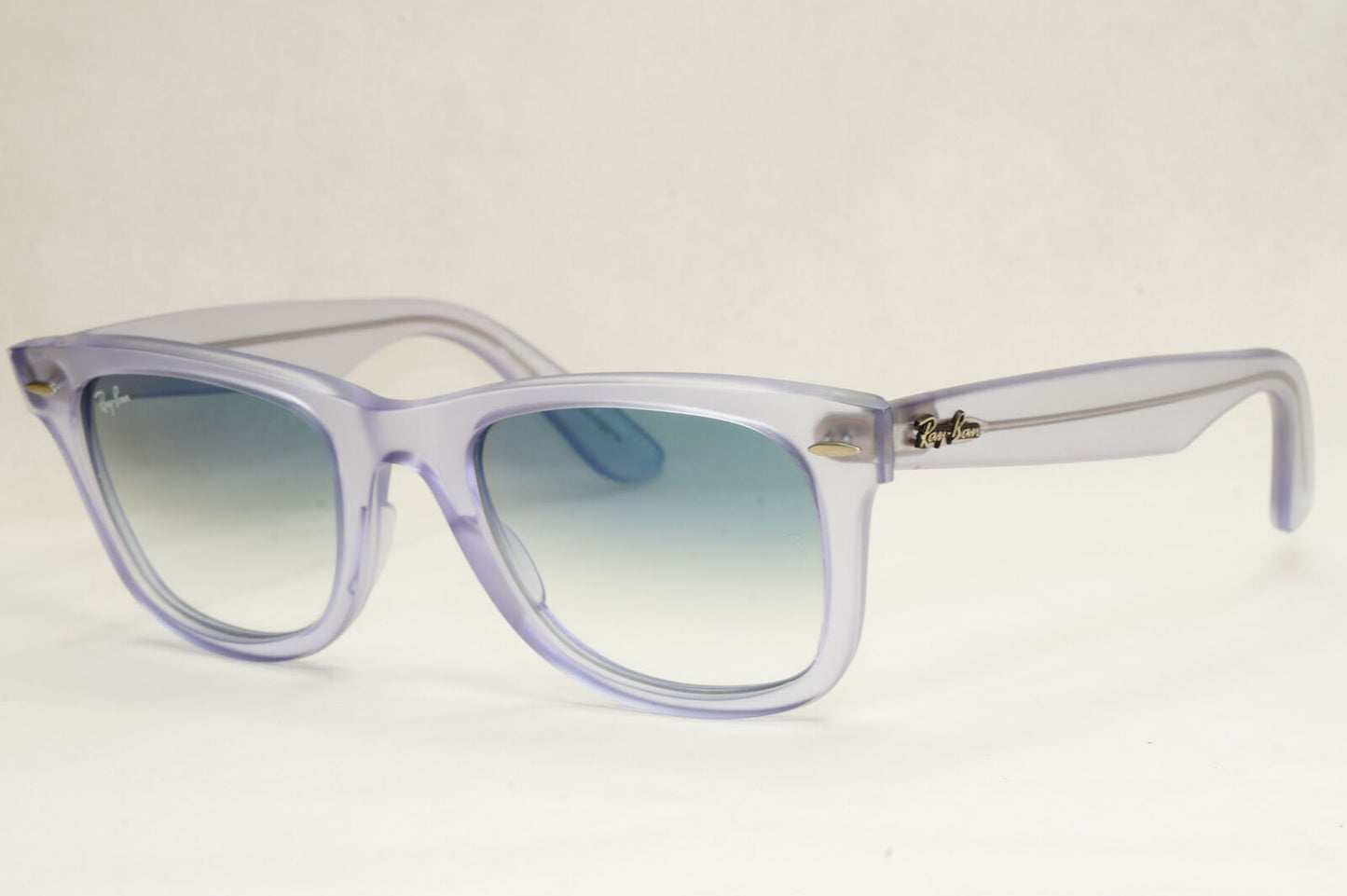 Ray-Ban Sunglasses Wayfarer Ice Pop Grape Transparent Blue RB 2140 6060/3F 50mm