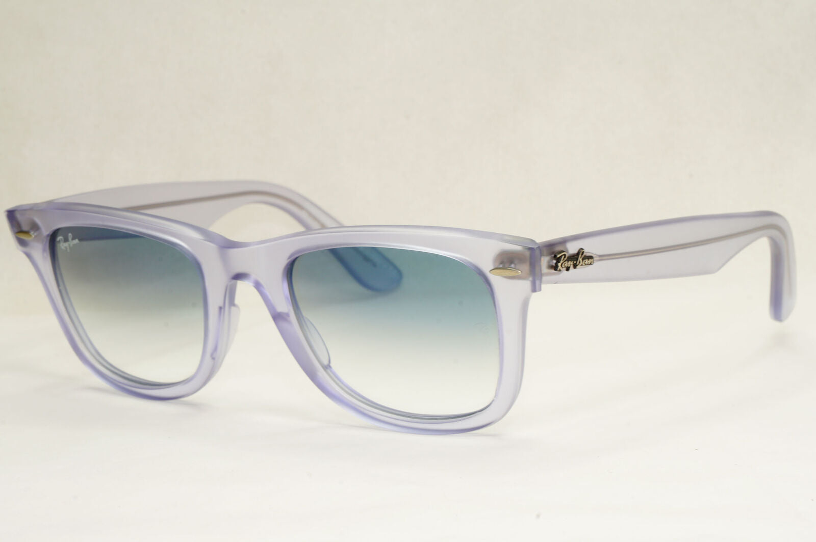 Ray-Ban Sunglasses Wayfarer Ice Pop Grape Transparent Blue RB 2140 6060/3F 50mm