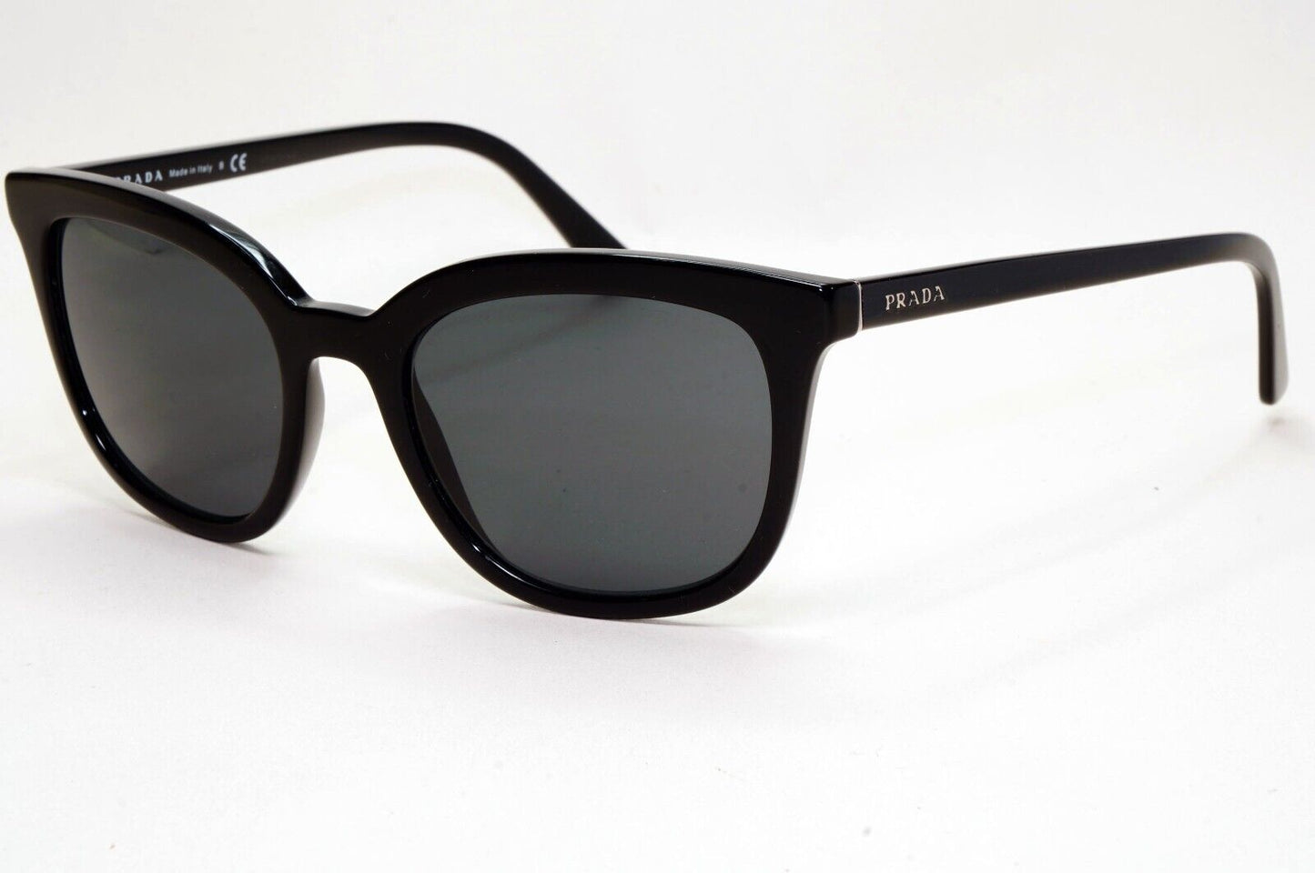Prada Sunglasses 2020 Black Glosst Grey PR03XS SPR 03X 1AB-5S0 53mm 031124