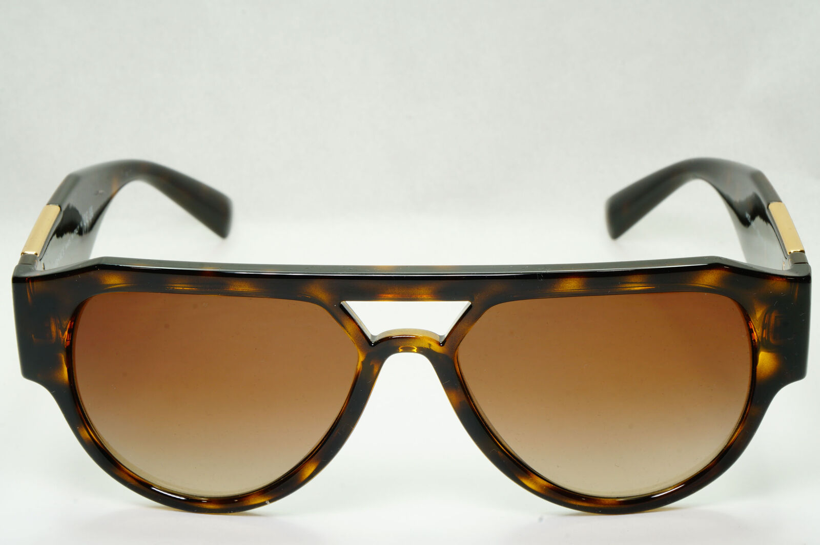 Versace Sunglasses Gold Medusa Brown Tortoiseshell Square MOD VE 4401 108/13