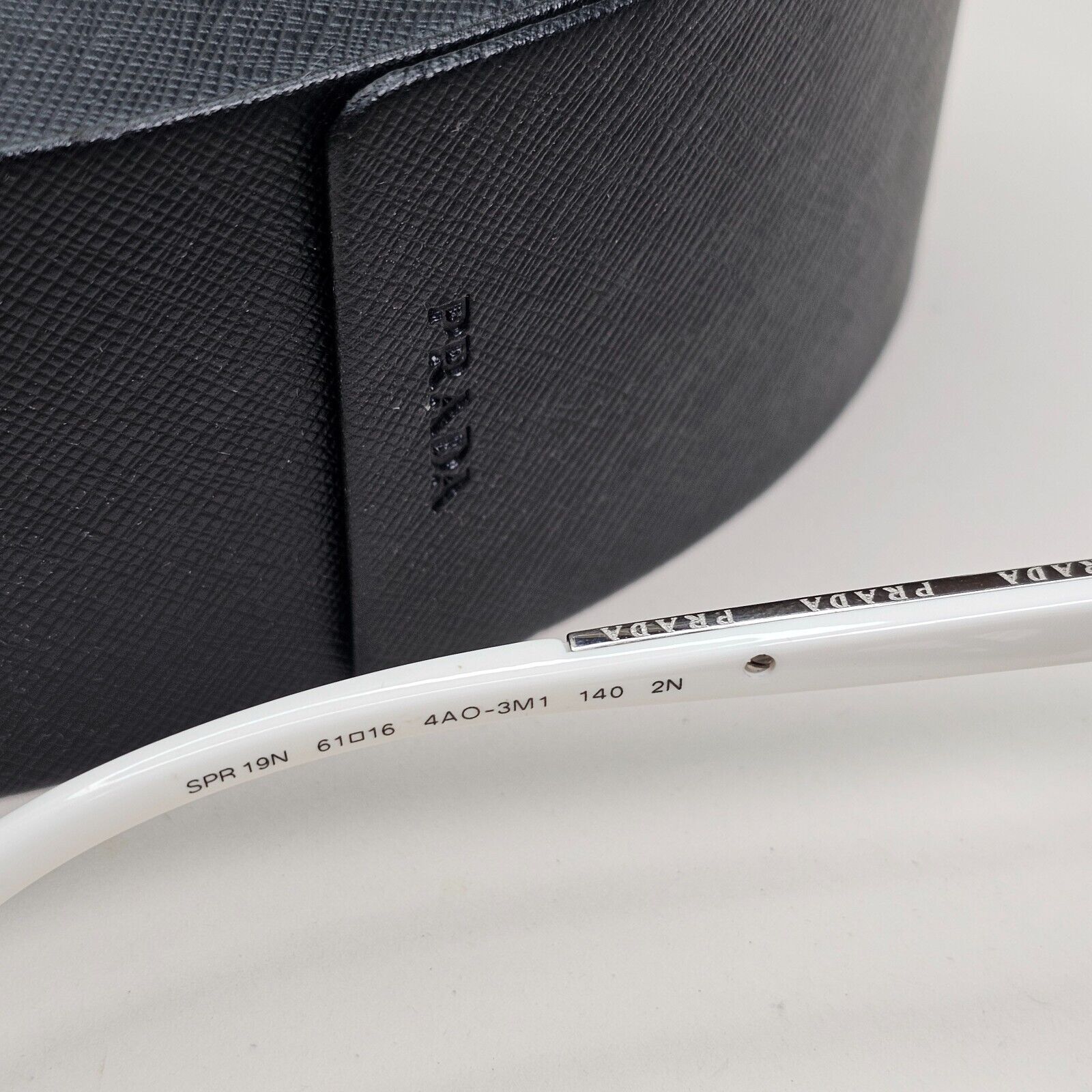 Prada Sunglasses 2012 Vintage White Black Unisex PR19NS SPR 19N 4AO-3M1 051124