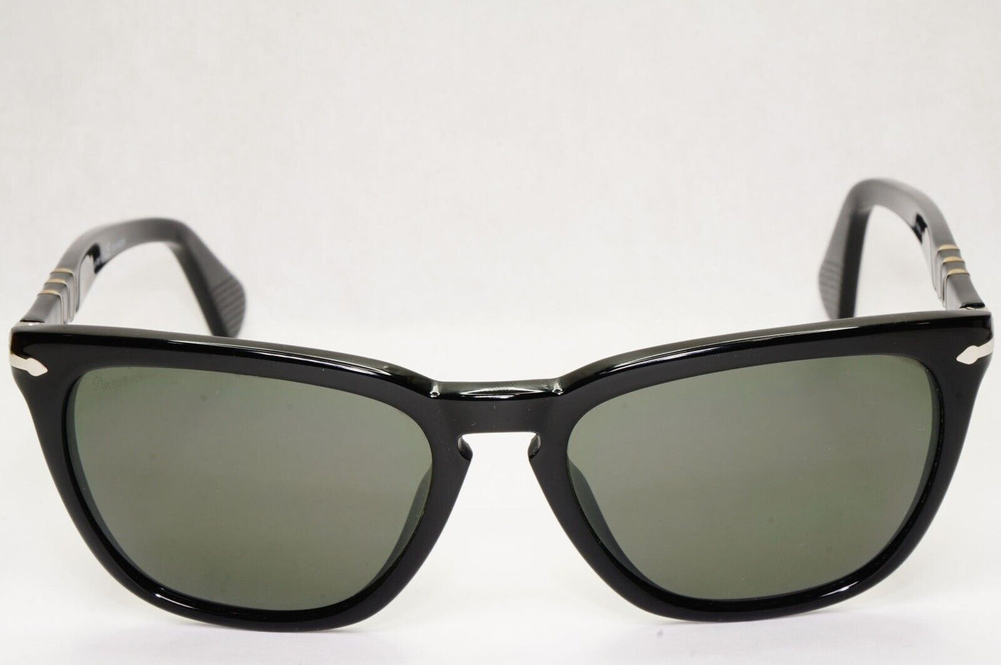 Persol Sunglasses 2012 Capri Polarized Black Grey Green Square 3024-S 95/58 55mm