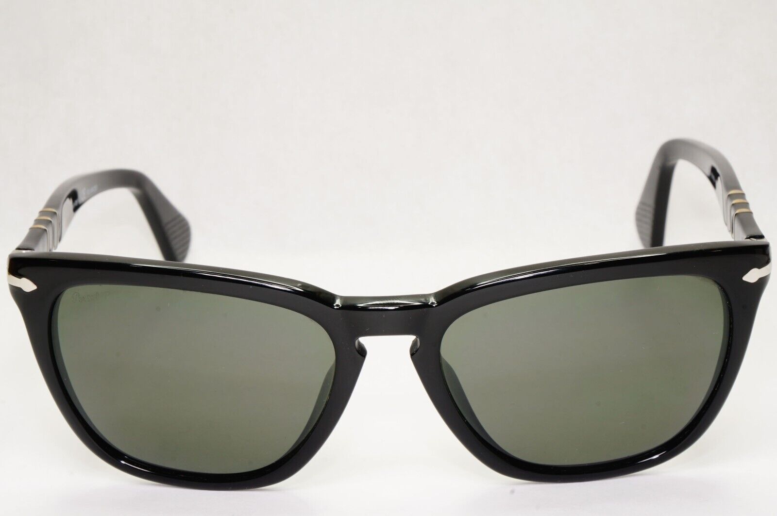 Persol Sunglasses 2012 Capri Polarized Black Grey Green Square 3024-S 95/58 55mm