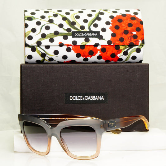 Authentic Dolce & Gabbana Womens Vintage Sunglasses Grey DG 4286 3074/13 34994