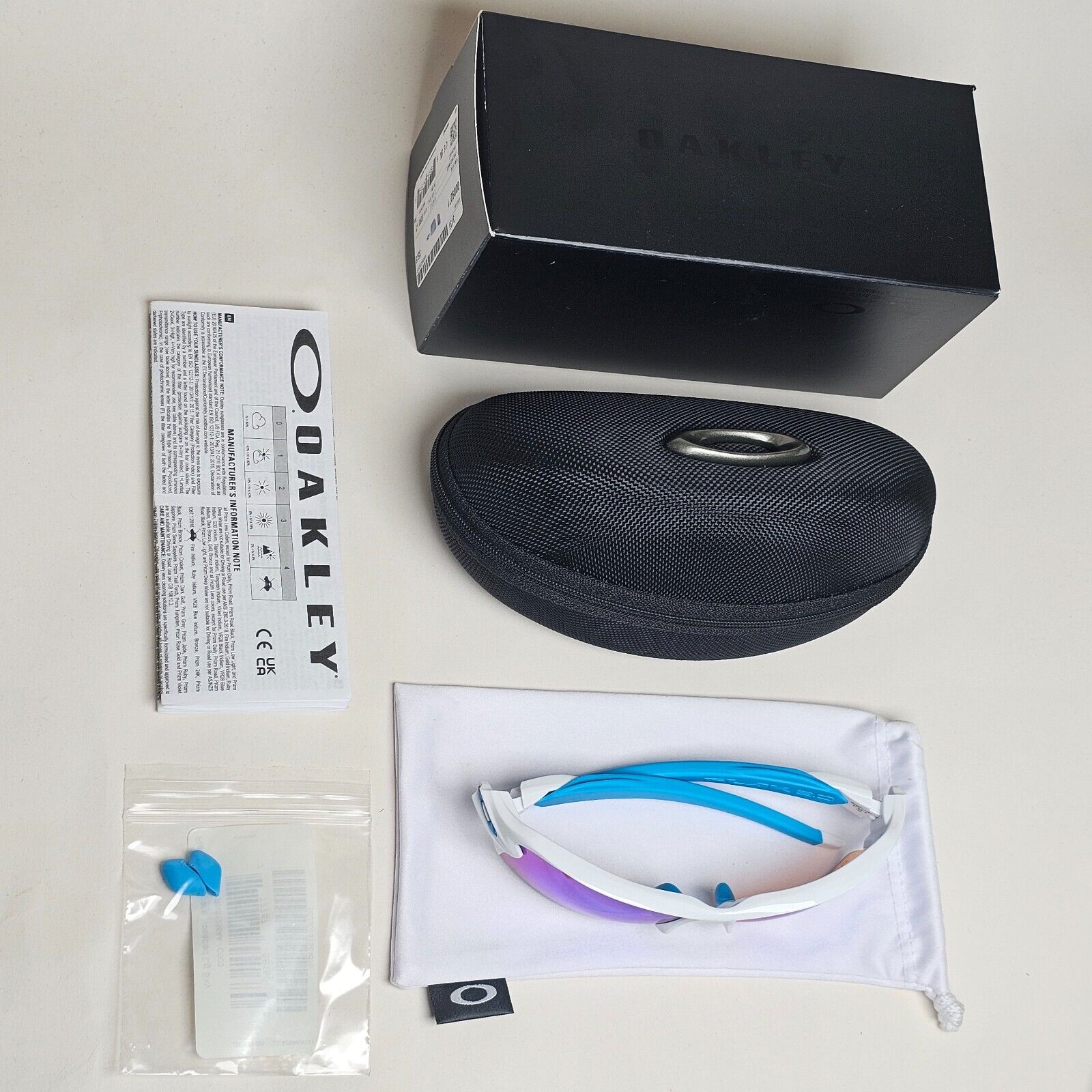 Oakley Sunglasses Flak 2.0 (A) Prizm Golf Blue White Mirror OO 9271 17