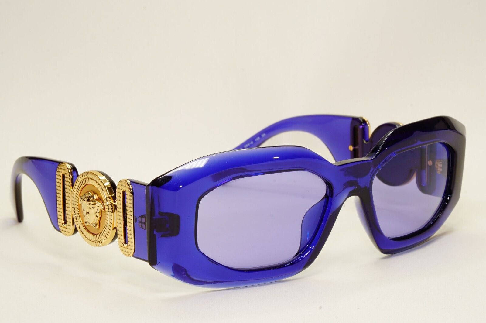 Versace Sunglasses Purple Transparent Biggie Oversized MOD VE 4425U 5419/1A