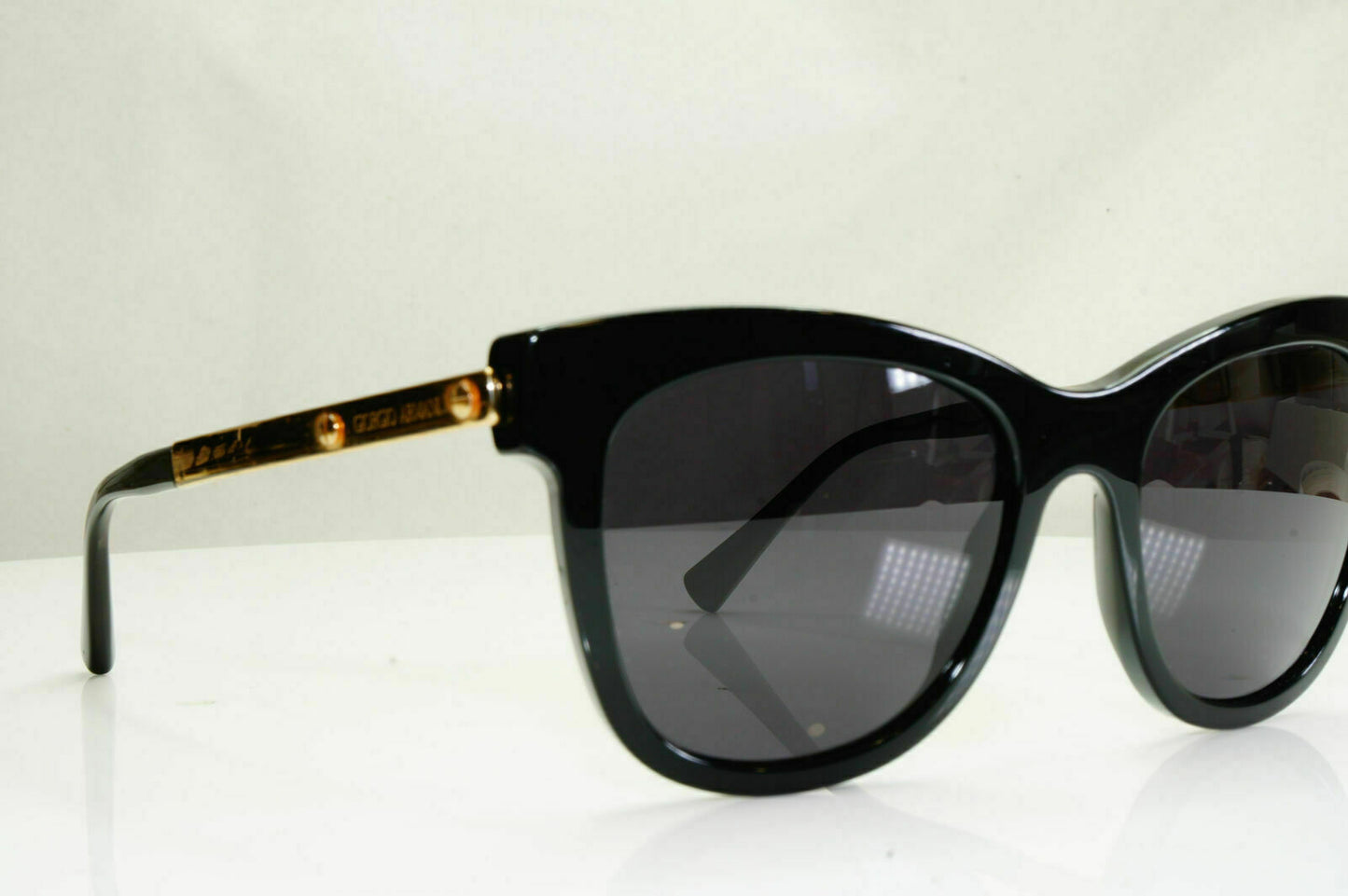 Authentic GIORGIO ARMANI Sunglasses Gold Square BLACK AR 8011 5017/87 27006