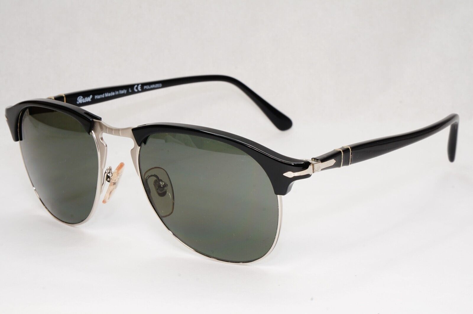 Persol Sunglasses 2015 Polarized Black Green Grey Silver 8649-S 95/58 53mm