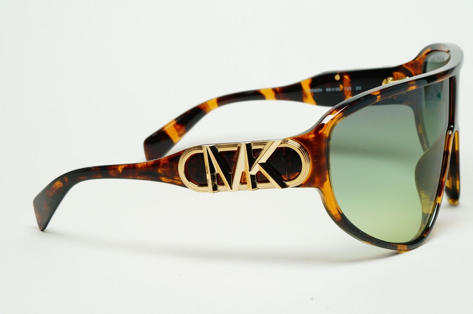 Michael Kors Sunglasses Brown Tortoise Green Shield MK 2194 Empire Shield 30060N