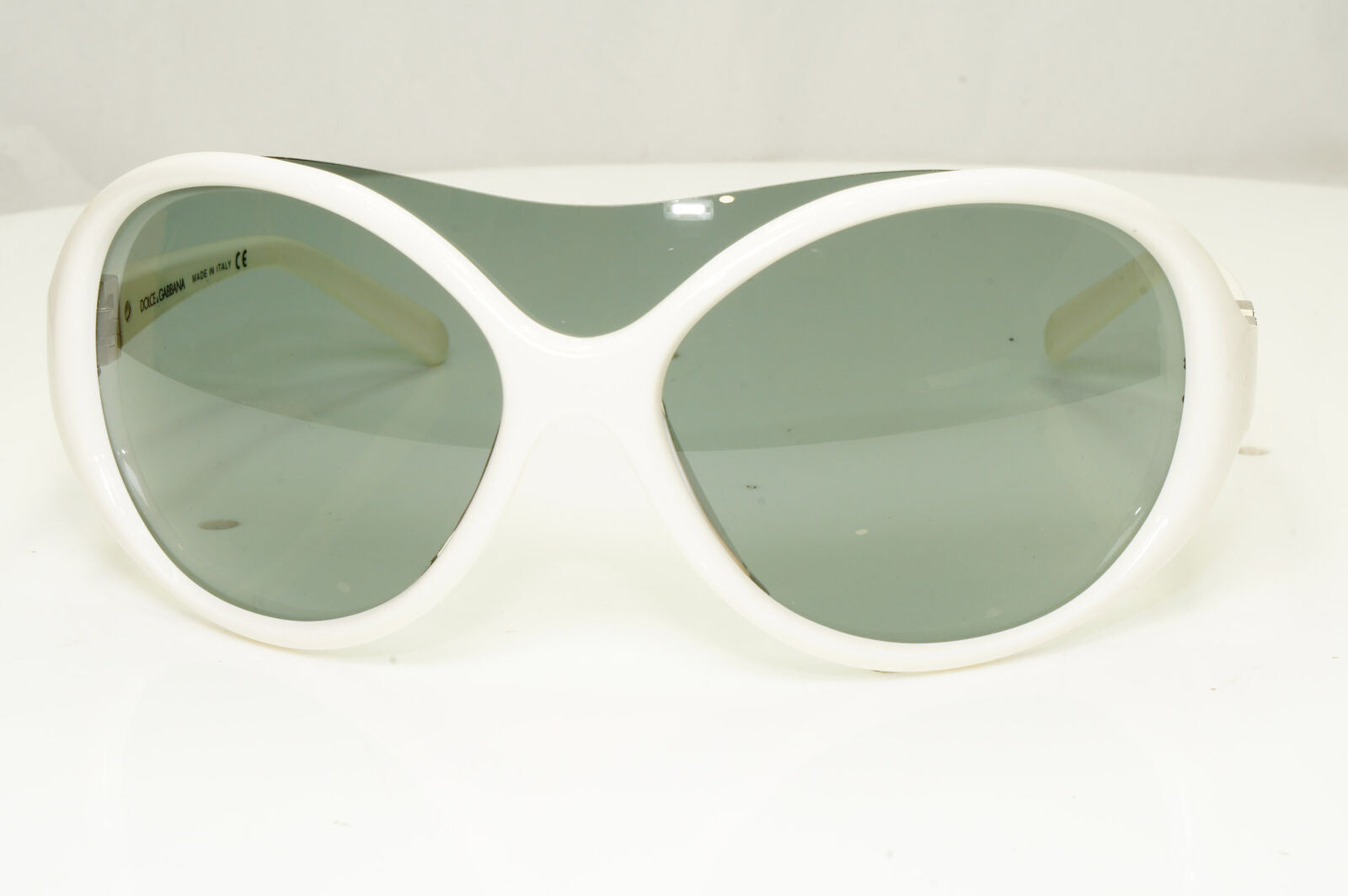 Authentic Dolce & Gabbana Vintage Sunglasses Crystal White DG 6001 508/87 34557
