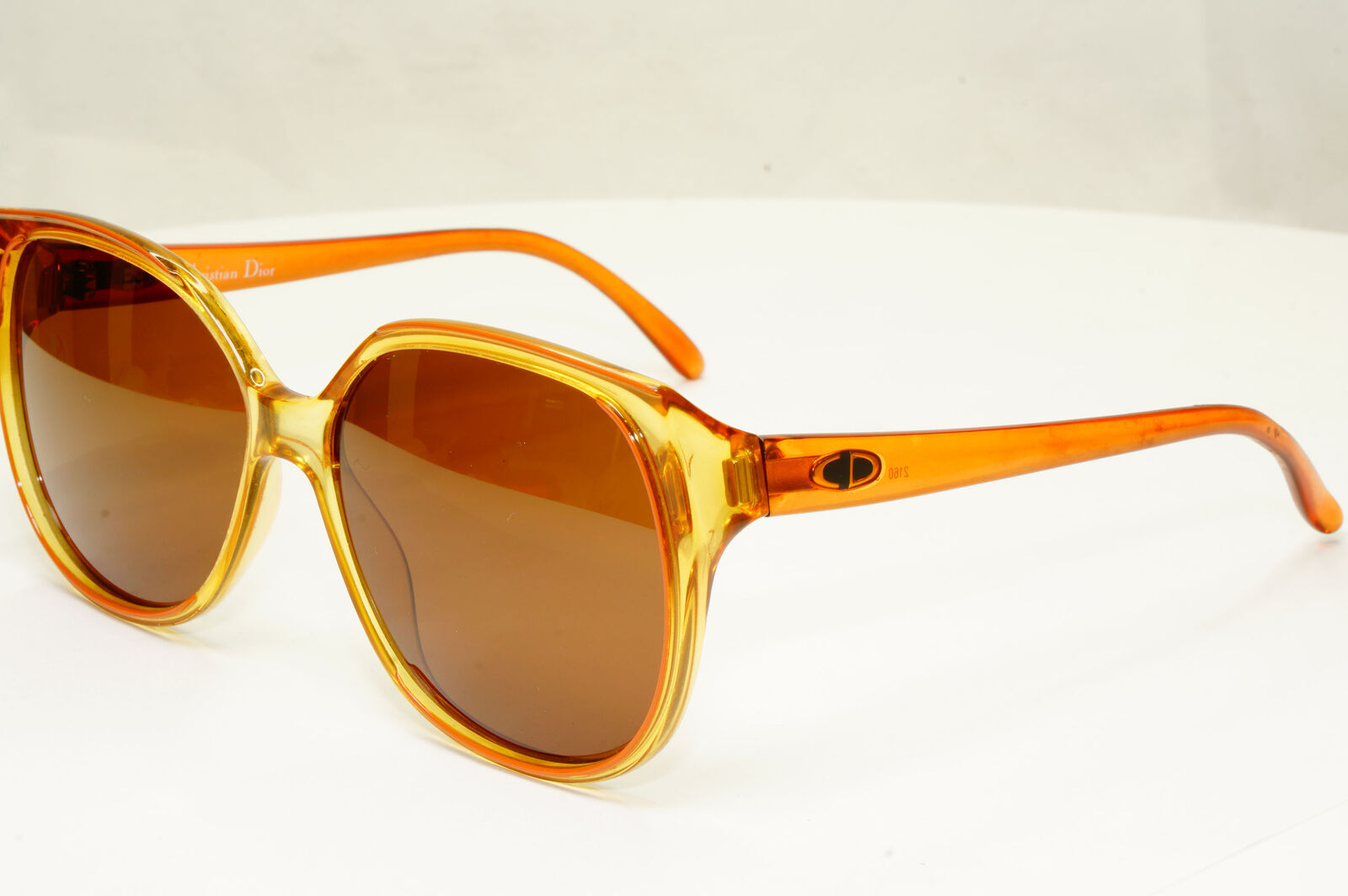 Dior Womens Vintage Sunglasses Designer Germany 1990s Brown 2160 30 36237