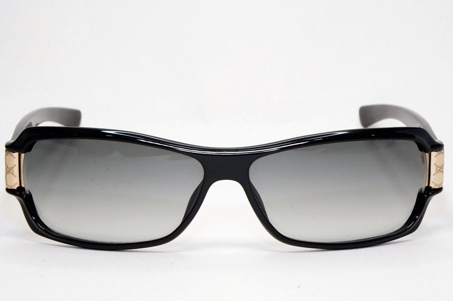 Gucci Sunglasses 2002 Vintage Black Grey Rectangle Unisex GG 2547/S PL4 131024