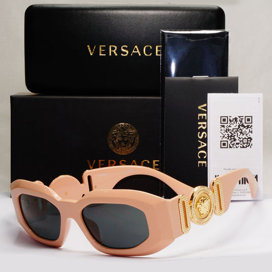 Versace Sunglasses Pink Gold Large Biggie Medusa Thick Frame MOD 4425-U 5363/87