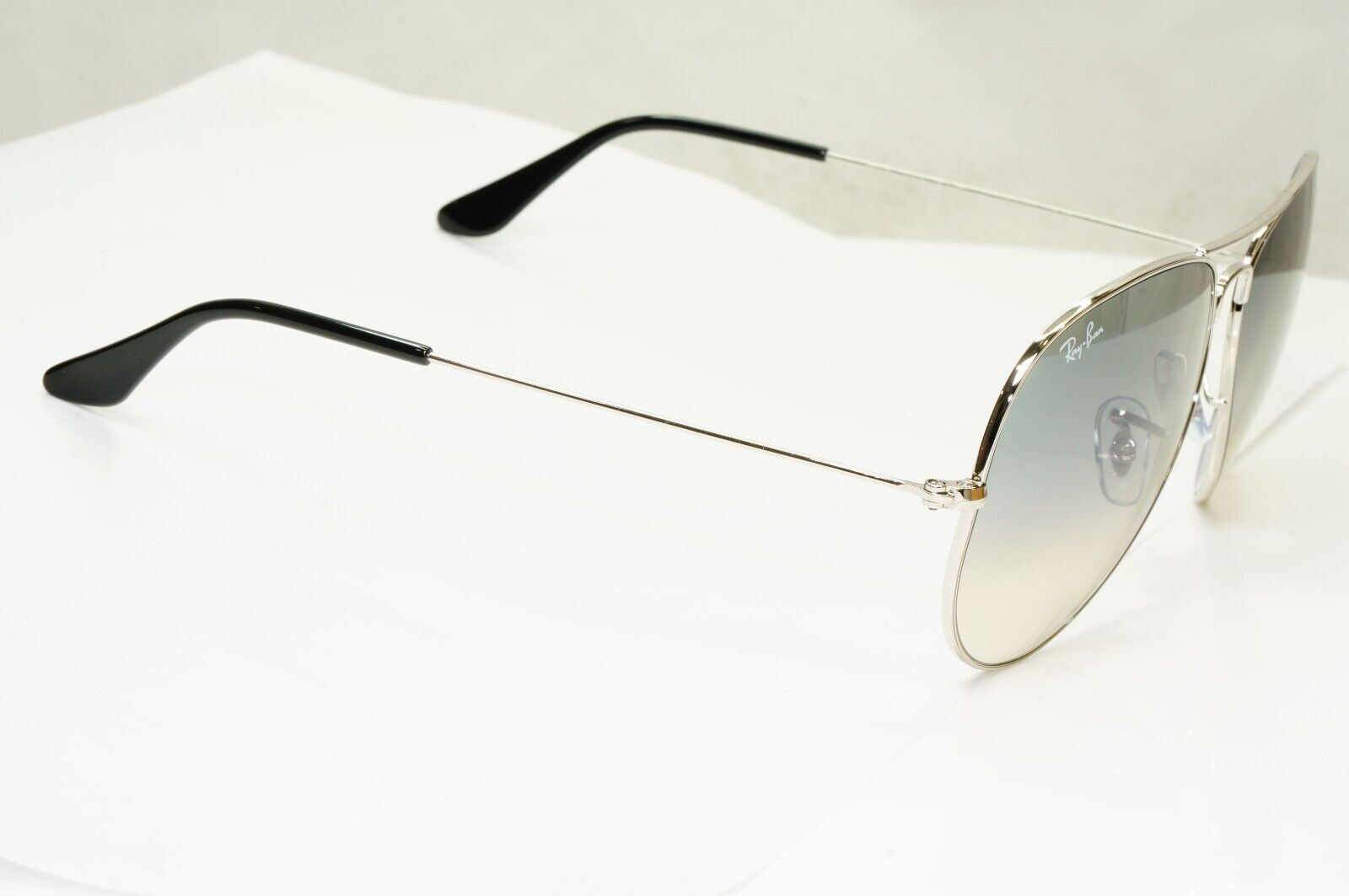Ray-Ban Sunglasses Aviator Silver Grey Gradient Large Metal RB 3025 003/32 62mm