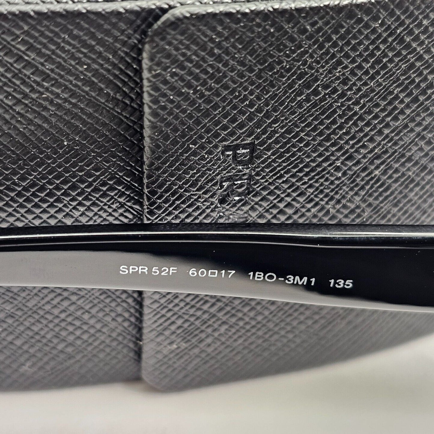 Prada Sunglasses 2006 Vintage Black Rectangle Grey PR52FS SPR 52F 1BO-3M1 270324