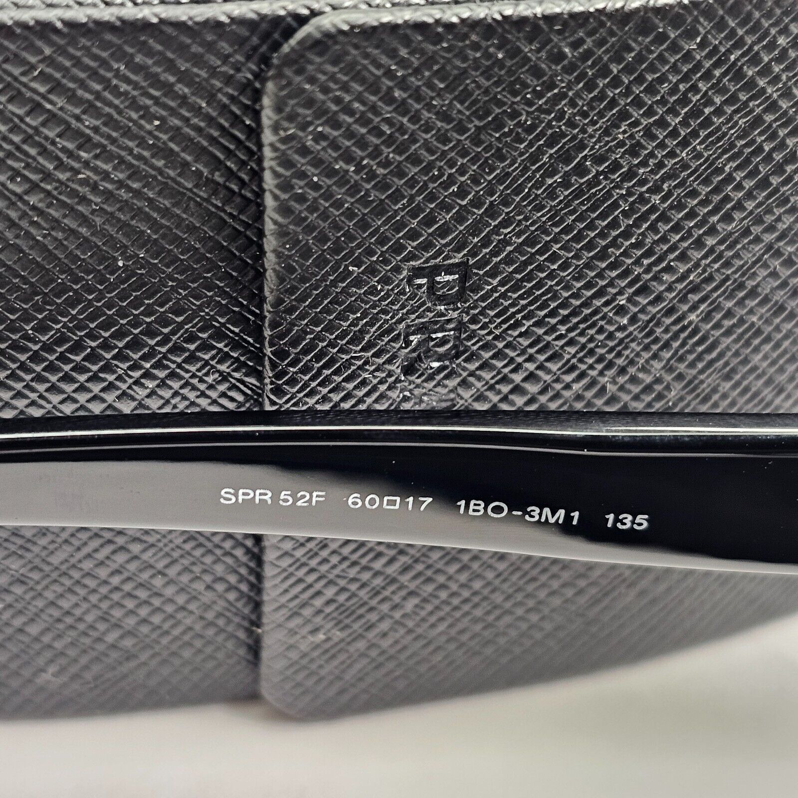 Prada Sunglasses 2006 Vintage Black Rectangle Grey PR52FS SPR 52F 1BO-3M1 270324
