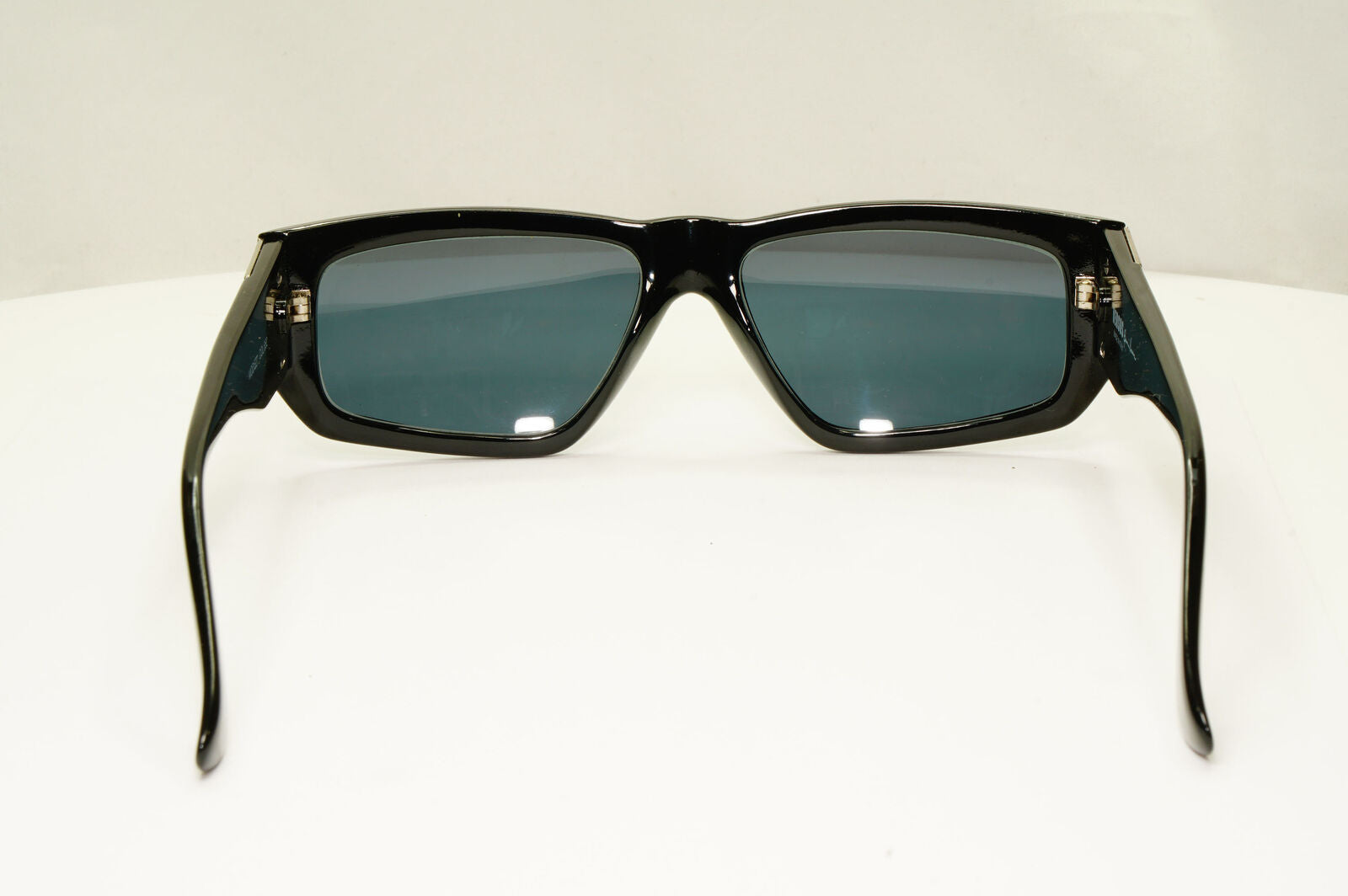 Versus 1995 Vintage Black Silver Sunglasses by Gianni Versace MOD EZ7 COL 852