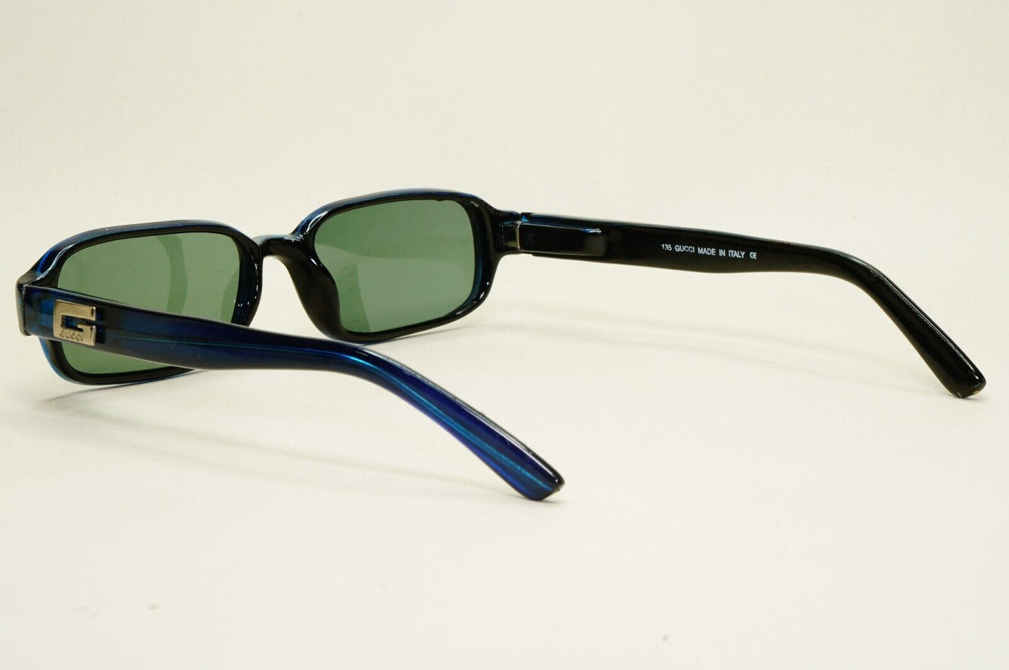 Gucci Sunglasses 1995 Vintage Blue Green Glass Lens Rectangle GG 2440 D8B 250924