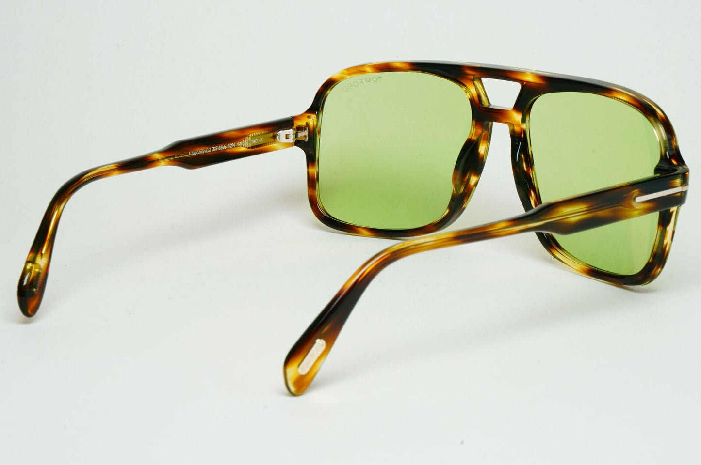 Tom Ford Sunglasses Falconer-02 Navigator Square Brown Green FT0884 TF 884 52N